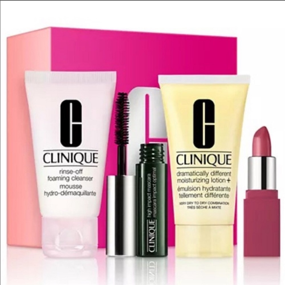 Clinique makeup and skincare set